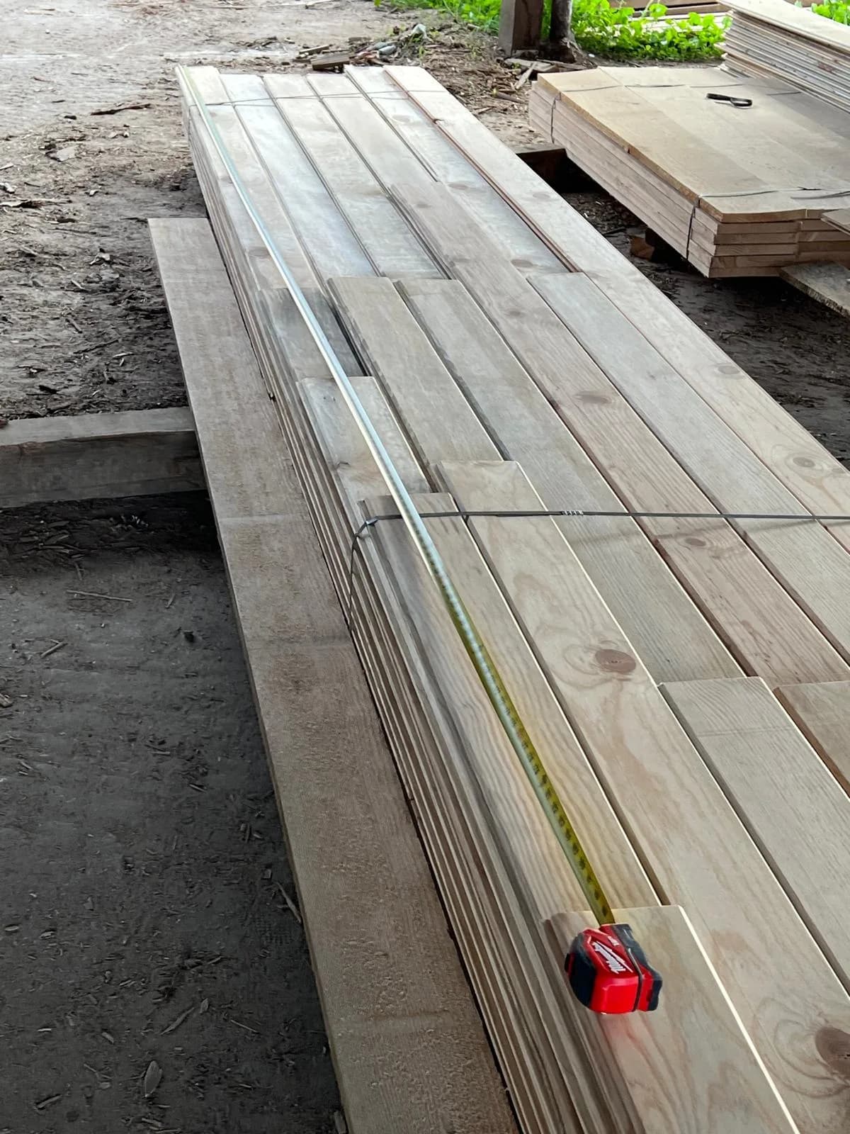 Tongue-and-groove boards from the current Fresno Forest Creations site
